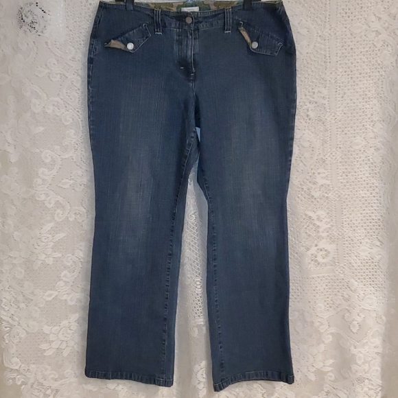 Ann Taylor Loft boot cut early Y2K 2000's jean sz 14 sailor jeans - Picture 1 of 13